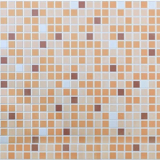 Панель стеновая декоративная пластиковая мозаика ПВХ "Микс Коричневый" 956 мм х 480 мм, Коричневый