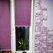 Панель стеновая самоклеющаяся декоративная 3D бамбуковая кладка фиолетовый 700x700x8.5мм, Фиолетовый