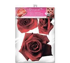 Наклейка декоративная Наш Декупаж Розы красные