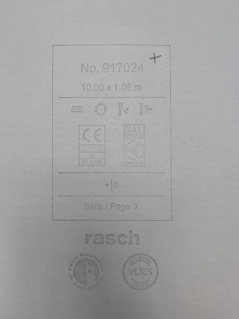 Обои виниловые на флизелиновой основе Rasch Axiom кофейный 1,06 х 10,05м (917024)