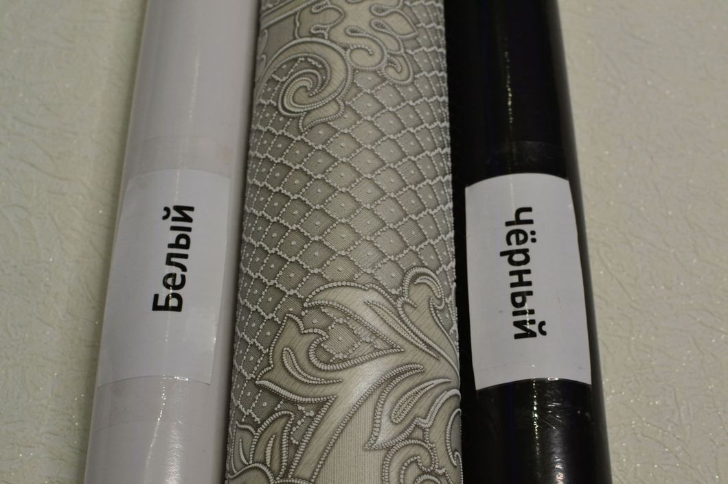 Обои акриловые на бумажной основе Слобожанские обои серый 0,53 х 10,05м (458 - 01)