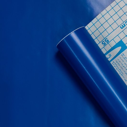 Самоклеюча декоративна плівка синя 0,45Х10М (7020), Блакитний, Синій