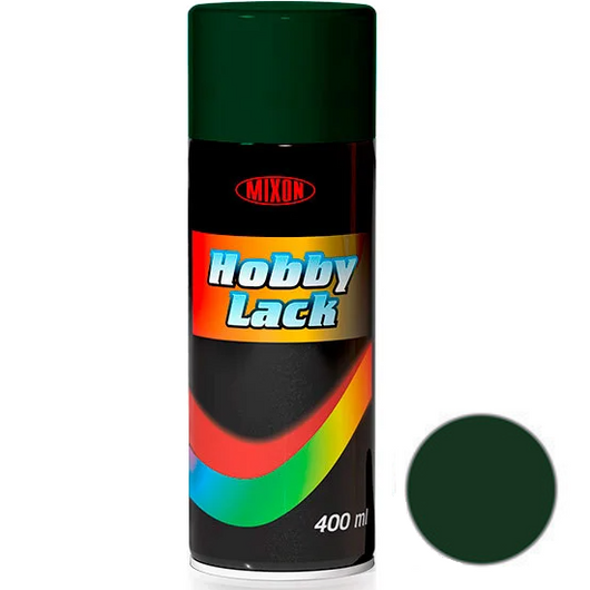 Краска спрей HOBBY LACK 400 мл зелена глянець цвет №738