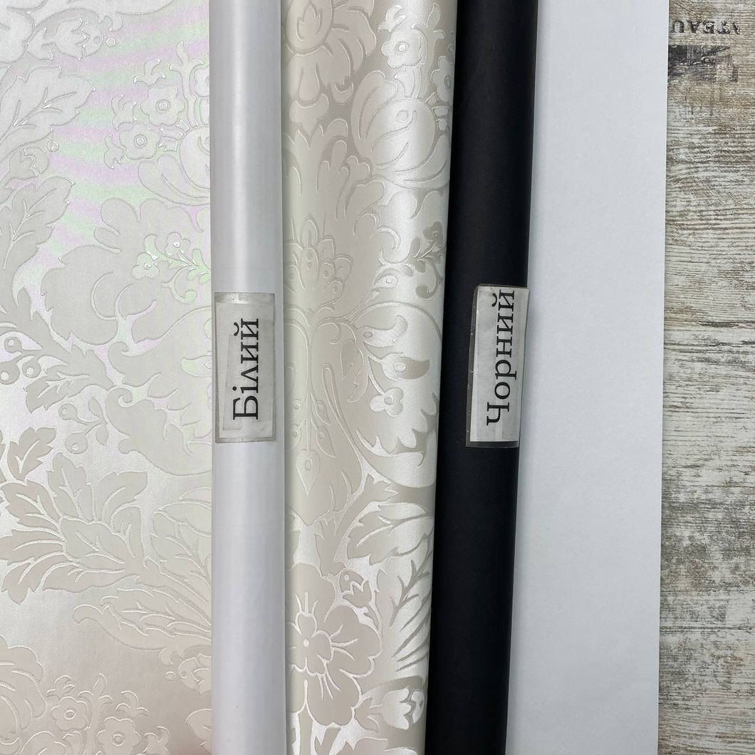 Обои виниловые на флизелиновой основе Белые Emiliana New Tekko 1,06 х 10,05м (20003)