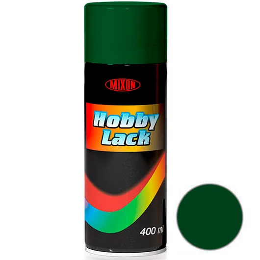 Краска спрей HOBBY LACK 400 мл зелена глянець цвет №735