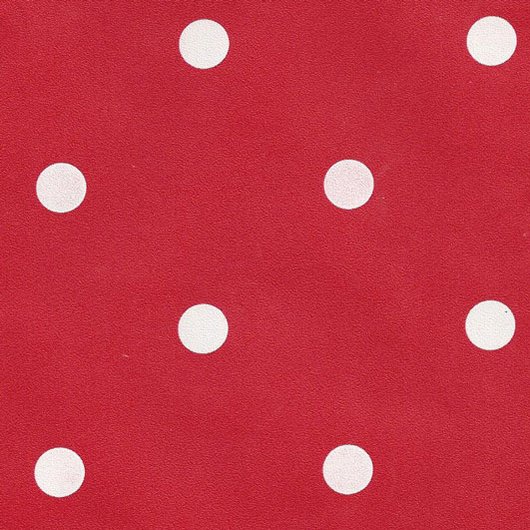 Самоклейка декоративная Patifix Горох красный матовый 0,45 х 1м, Красный, Красный