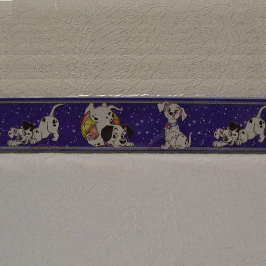 Бордюри для шпалер дитячі далматинець ширина 5.5 см, Разные цвета, Різні кольора