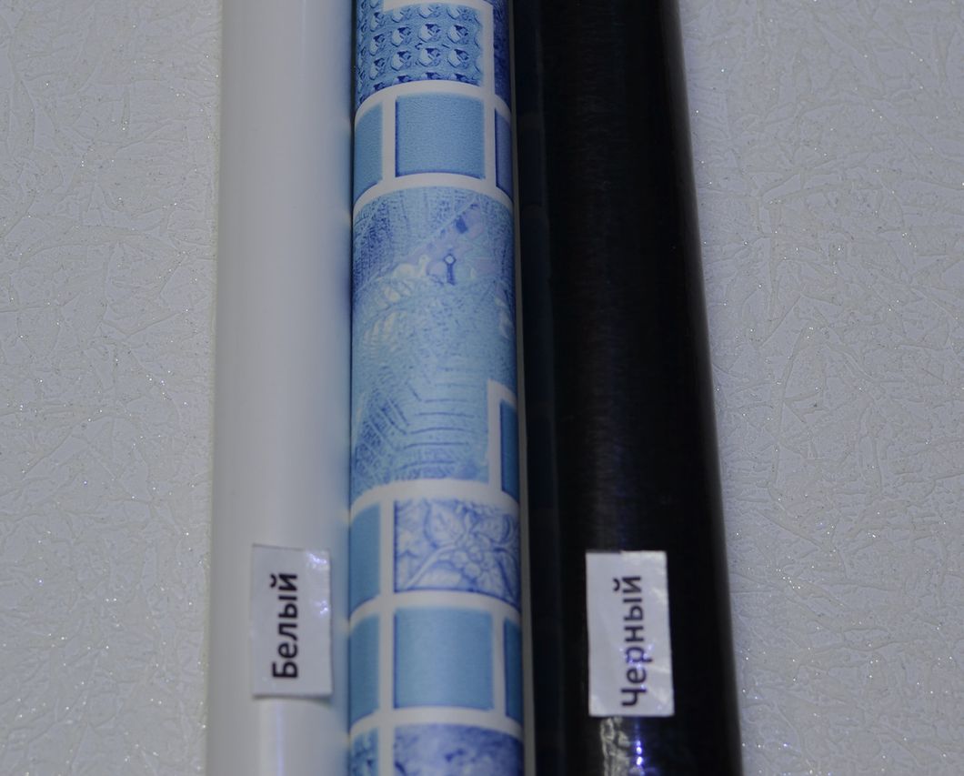 Обои влагостойкие на бумажной основе Шарм Квадро голубой 0.53 х 10,05м (77-04)