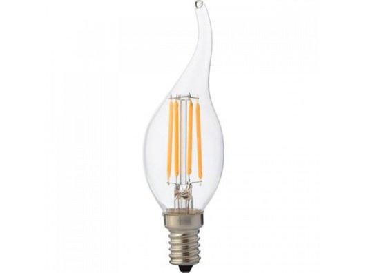 Светодиодная лампа Horoz Electric Filament Candle-6 6W/E14 4200K (001 014 0006)