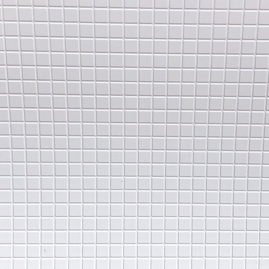 Панель стінова декоративна пластикова мозаїка ПВХ "Мікс Білий" 956 мм х 480 мм, Білий, Білий