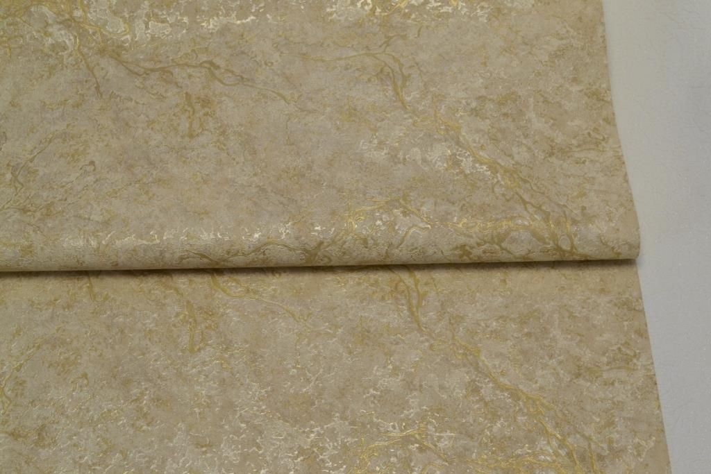 Обои виниловые на флизелиновой основе Славянские обои B118 Карамболь 2 золотистый 1,06 х 10,05м (8575 -06)