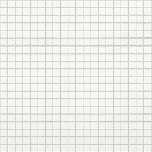 Панель стеновая декоративная пластиковая мозаика ПВХ "Белая с серым Швом" 956 мм х 480 мм, Белый, Белый