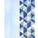 Самоклеюча декоративна плівка сині трикутникі 0,45Х10М (KN-X0085-2), Блакитний, Голубий