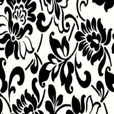 Самоклейка декоративна Gekkofix Вінтаж квіти чорний глянець 0,675 х 1м, Черный, Чорний