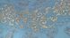 Шпалери вінілові на флізеліновій основі Слов'янські шпалери В109 Лорд синій 1,06 х 10,05м (3507-03)