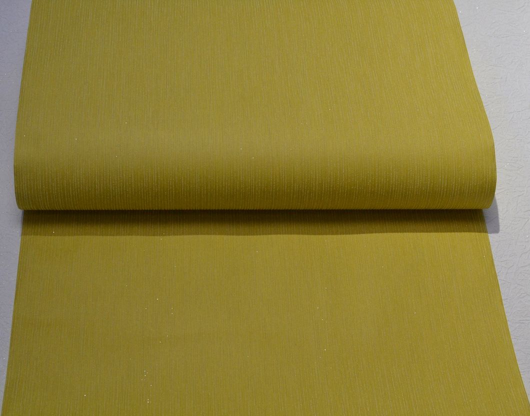 Обои акриловые на бумажной основе Слобожанские обои горчичный 0,53 х 10,05м (462-04)
