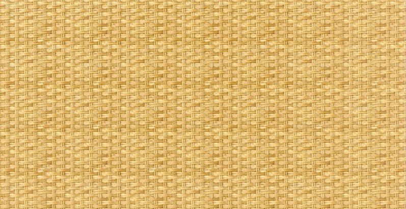 Панель стеновая декоративная пластиковая ротанг ПВХ "Бук" 946 мм х 487 мм, Жёлтый, Жёлтый
