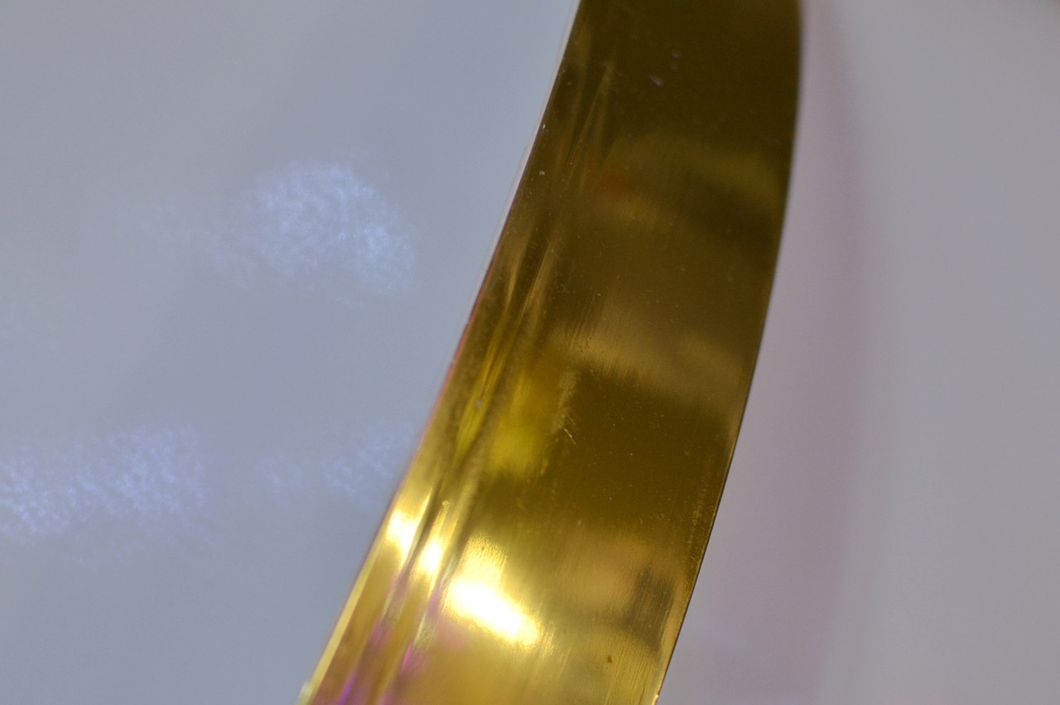 Накладка декоративная на карниз ширина 5 см, Золотой, Золотой