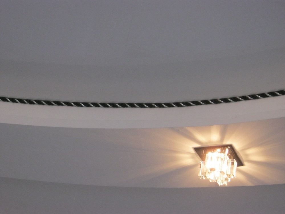 Шнур декоративный кант для натяжных потолков Болотное золото зелёный 0,010 х 1м