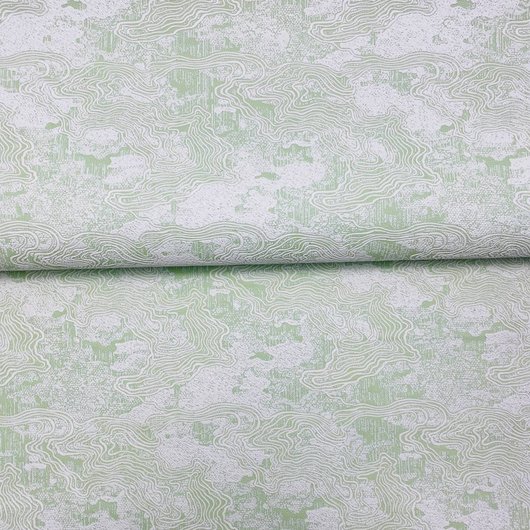 Обои виниловые на флизелиновой основе зеленые Славянские обои VIP Class Ника2 В109 1,06 х 10,05м (3700-04)