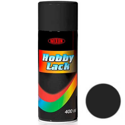 Краска спрей HOBBY LACK 400 мл черный матовый цвет №50