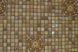 Панель стеновая декоративная пластиковая мозаика ПВХ "Медальон Коричневый " 956 мм х 480 мм, Коричневый, Коричневый