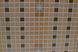 Панель стеновая декоративная пластиковая мозаика ПВХ "Орнамент Коричневый" 956 мм х 480 мм, Коричневый, Коричневый