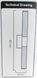 Підсвічування світлодіодна для дзеркал і картин 12 W SUMRU-12 42,5 см., серый, Сірий
