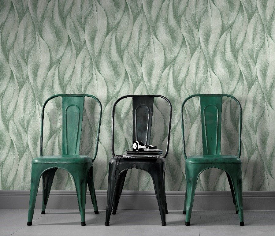 Шпалери вінілові на флізеліновій основі Erismann Fashion for Walls 2 зелений 1,06 х 10,05м (12092-07)