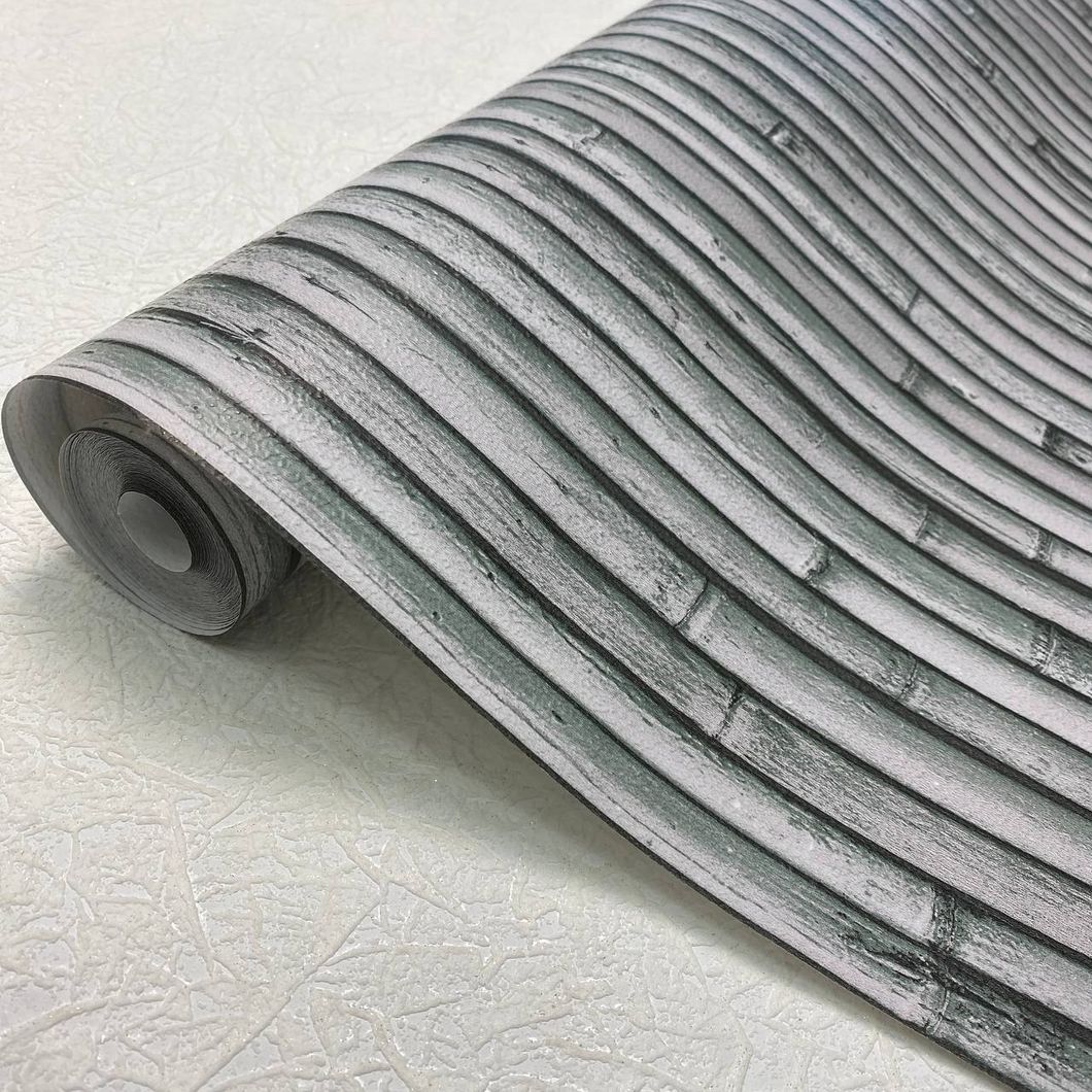 Шпалери паперові Бамбук Сірий 0,53 х 10,05м (177-02)