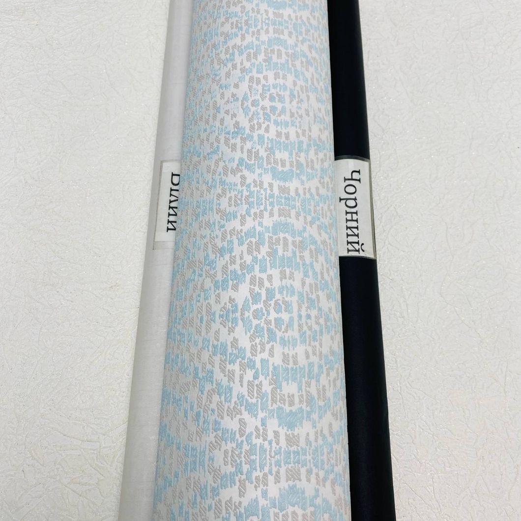 Шпалери вінілові на флізеліновій основі блакитні Слов'янські шпалери VIP Class В188 Аркадія 1,06 х 10,05м (1247-03)
