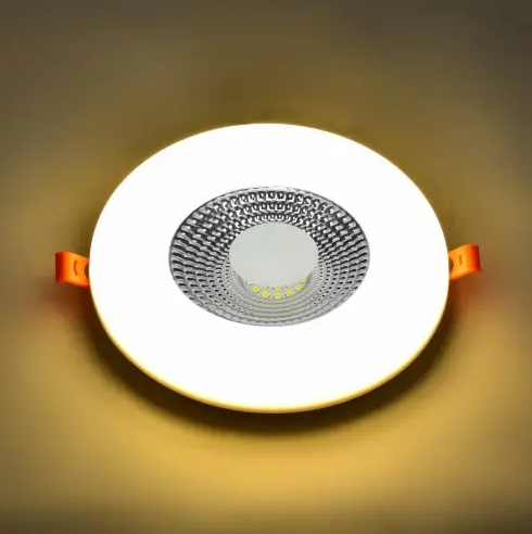 Світлодіодний світильник вбудований білий круг LED 36W 3000K-6500K 2880lm 165-260v d-220 мм 016-063-0036 VALENTINA-36, Білий, Білий