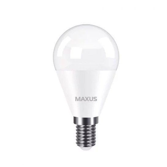 Лампа світлодіодна LED MAXUS G45 7W 4100K 220V E14