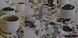 Панель стеновая декоративная пластиковая мозаика ПВХ "Чайная церемония" 956 мм х 480 мм, серый, серый