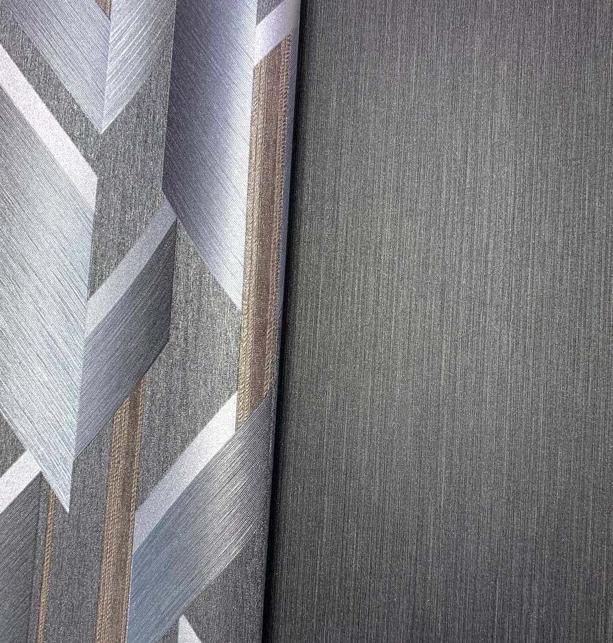 Шпалери вінілові на флізеліновій основі Erismann Fashion for Walls 2 темно-сірий 1,06 х 10,05м (12035-15)