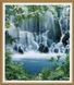 Фотошпалери звичайний папір Водоспад Міраж 15 аркушів 242 см х 201 см