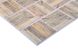 Панель стінова декоративна пластикова рейка ПВХ "Ярра" 956 мм х 480 мм, Коричневий, Коричневий