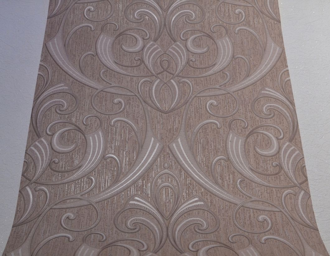 Обои акриловые на бумажной основе Слобожанские обои коричневый 0,53 х 10,05м (486-04)