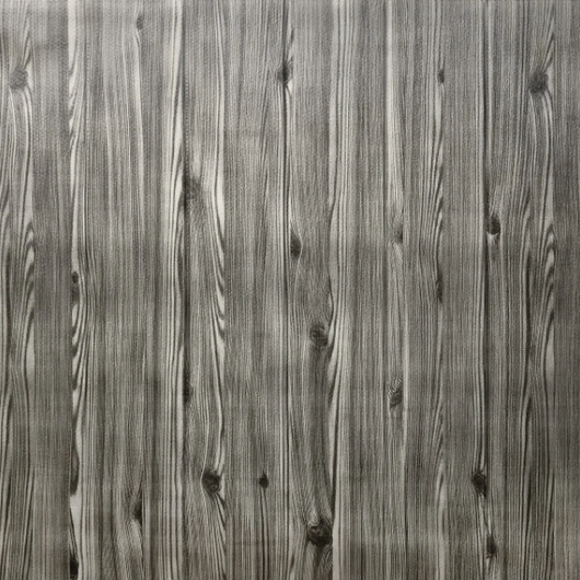 Панель стінова самоклеюча декоративна 3D графітове дерево 700 х 700 х 4 мм