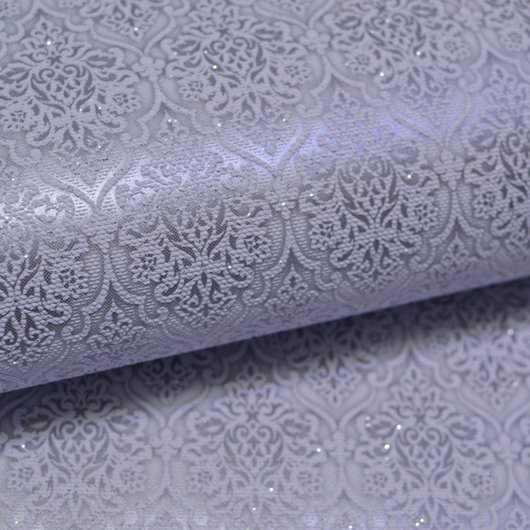 Обои акриловые на бумажной основе Славянские обои Garant В77,4 Солярис 2 серый 0,53 х 10,05м (4045-10)