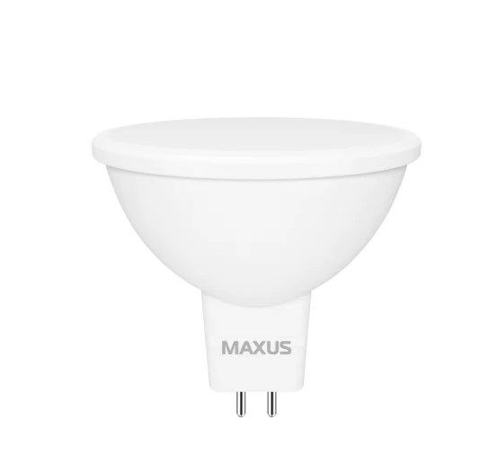 Лампа светодиодная LED MAXUS MR16 5W/GU5.3 4100K 220V