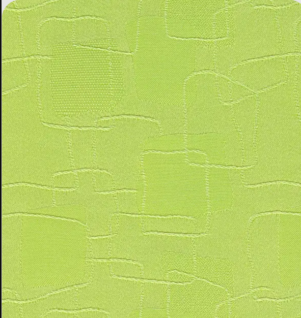 Готовые тканевые ролеты на окна Топаз 0873, зелёный (700 х 1800 х 1)