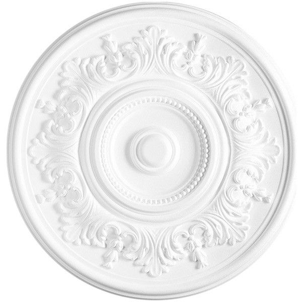 Розетка потолочная круглая диаметр 52 см, Белый, Белый