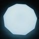 Світильник світлодіодний з пультом ДУ LUMINARIA ALMAZ 60W RGB R-493-WHITE/SHINY-220-IP20 (6951427262264), Белый, Белый