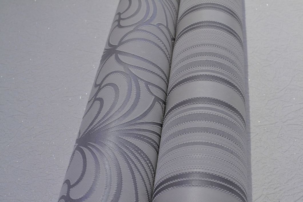 Обои акриловые на бумажной основе Слобожанские обои серый 0,53 х 10,05м (463-01)