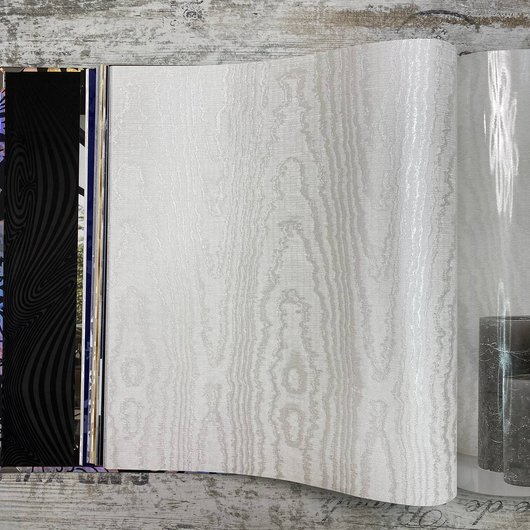 Обои виниловые на флизелиновой основе Белые Emiliana New Tekko 1,06 х 10,05м (20034)
