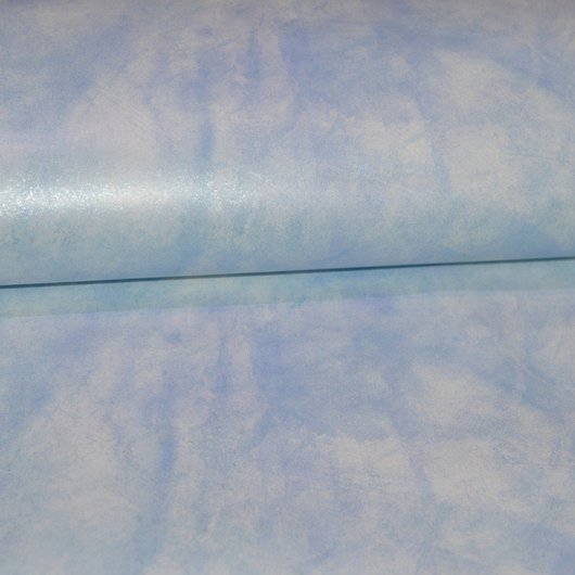 Обои влагостойкие на бумажной основе голубой 0,53 х 10,05м (5206 - 03)