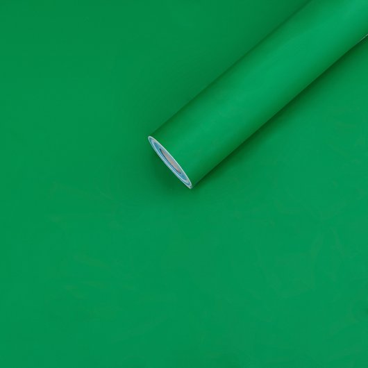 Самоклеющаяся декоративная пленка зеленая 0,45Х10М (7018), Зелёный, Зелёный