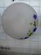 Настенный и потолочный светильник "Таблетка", 1 лампа, цветы диаметр 22 см, Белый, Белый