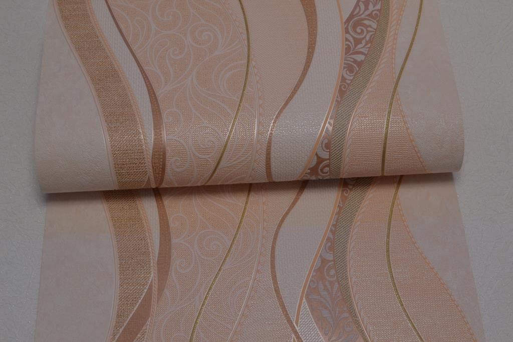 Шпалери вінілові на паперовій основі Слов'янські шпалери Comfort В58,4 бежевий 0,53 х 10,05м (9406-02)